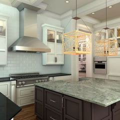 ZLINE Kitchen and Bath 60-in Ducted in Stainless Steel Wall-Mounted Range Hood
