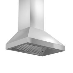 ZLINE Kitchen and Bath 60-in Ducted in Stainless Steel Wall-Mounted Range Hood
