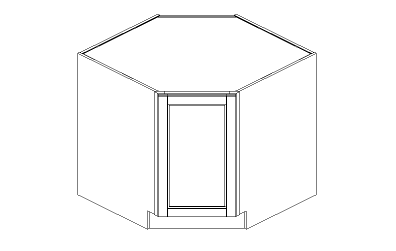 Avondale: Base Diagonal Cabinet