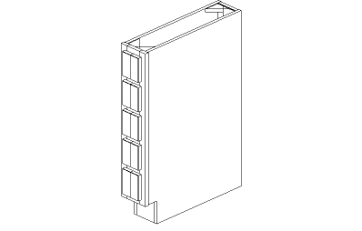 Onyx: Base Spice Drawer Cabinet