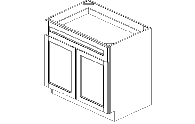 Castlewood: Base Double Door Cabinets
