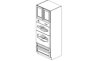 Charlotte: Double Oven Cabinet