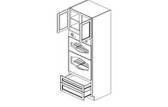 Charlotte: Double Oven Cabinet