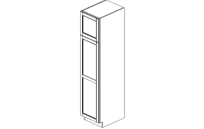 Castlewood: Single Door Pantry Cabinets