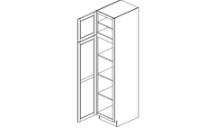 Kingston: Single Door Pantry Cabinets