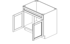 Charlotte: Base Sink Cabinets