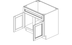 Onyx: Vanity Base Sink Cabinets