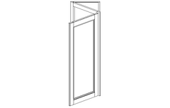 Havana: Wall End Angle Cabinets
