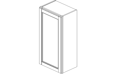 Bordeaux: Wall Single Door Cabinets